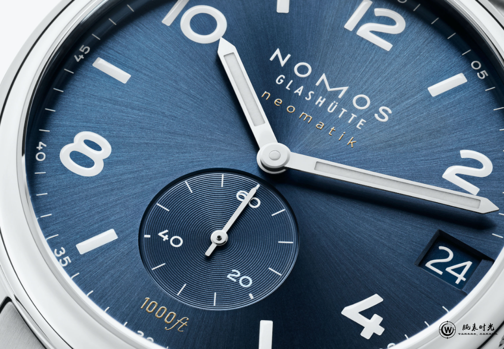 NOMOS CLUB系列750小三针腕表的精致与性能