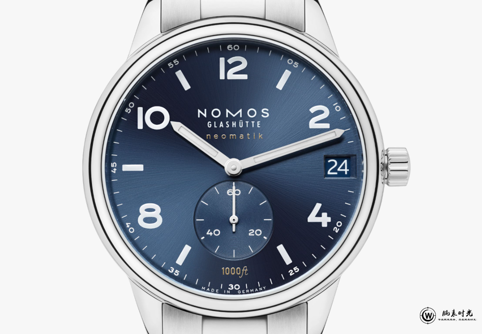 NOMOS CLUB系列750小三针腕表的精致与性能